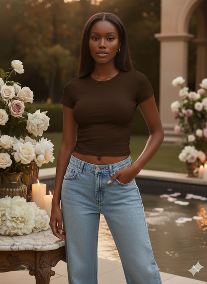 Everyday Flex Tee – Crop or Classic Fit