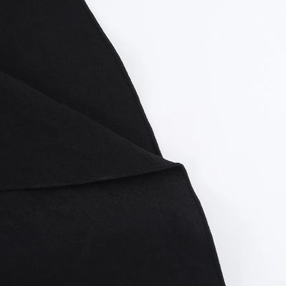 Goth Streetwear Gothic Skirt Women Harajuku Emo Alternative Grunge High Waist Bandage A-line Skirts Y2k E-girl Indie Clothes