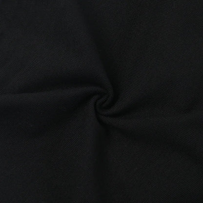 Goth Black Lace Trim Long Sleeve T-Shirts Vintage Sexy Lace-up Square Collar Tops with Choker Cross Women Autumn Tees