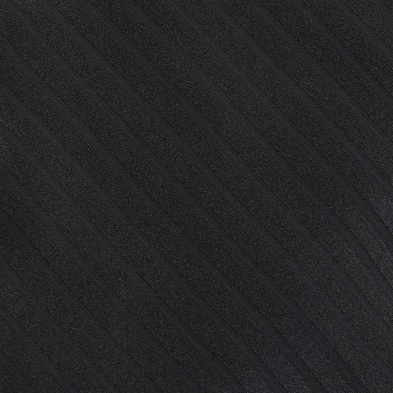 Goth Dark Kawaii Black Short Sleeve Buttons Shirt Lace-up Blouses Mall Gothic Slim Lapel Collar Stripe Shirts Women Alt Techwear