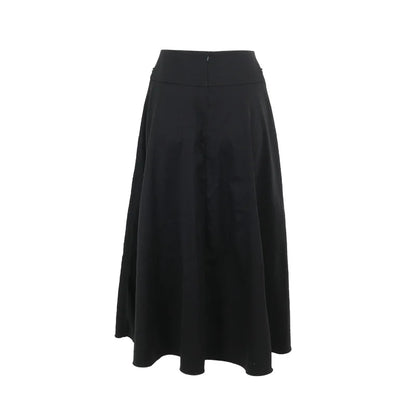 Goth Streetwear Gothic Skirt Women Harajuku Emo Alternative Grunge High Waist Bandage A-line Skirts Y2k E-girl Indie Clothes