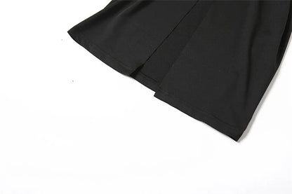 AltGoth Harajuku Gothic Dark Dress Women Streetwear Cyber Punk Y2k E-girl Grunge Sexy Hollow Out High Waist Bodycon Dress Female